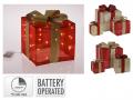 LED-dekor GIFTBOX x3