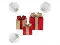LED-dekor GIFTBOX x3
