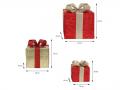 LED-dekor GIFTBOX x3