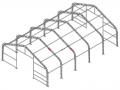 Lagertält 9x24x6 m PVC610