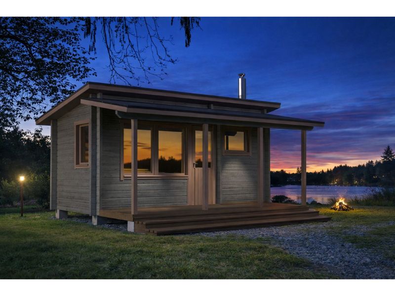 Träbastu PIHASAUNA 15