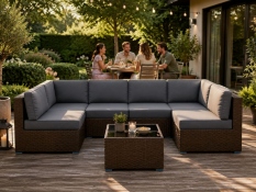 Lounge sofa 8-seater Lugano