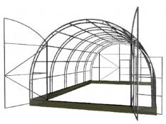 6x10 m Fermer FRAME