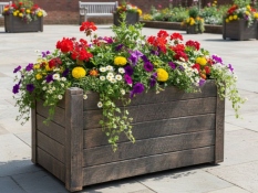 Blumentopf TEAK L