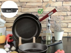 Cast Iron Pan Ø 28 cm Optima-Black
