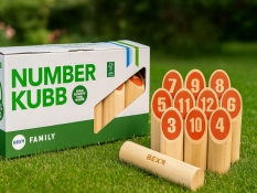Игра Kubb с номерами