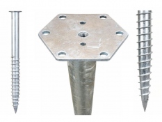 Ground screw M ⌀68, 550 mm