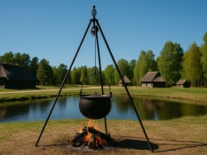 Dreibein Schwenkgrill Oskar 210cm