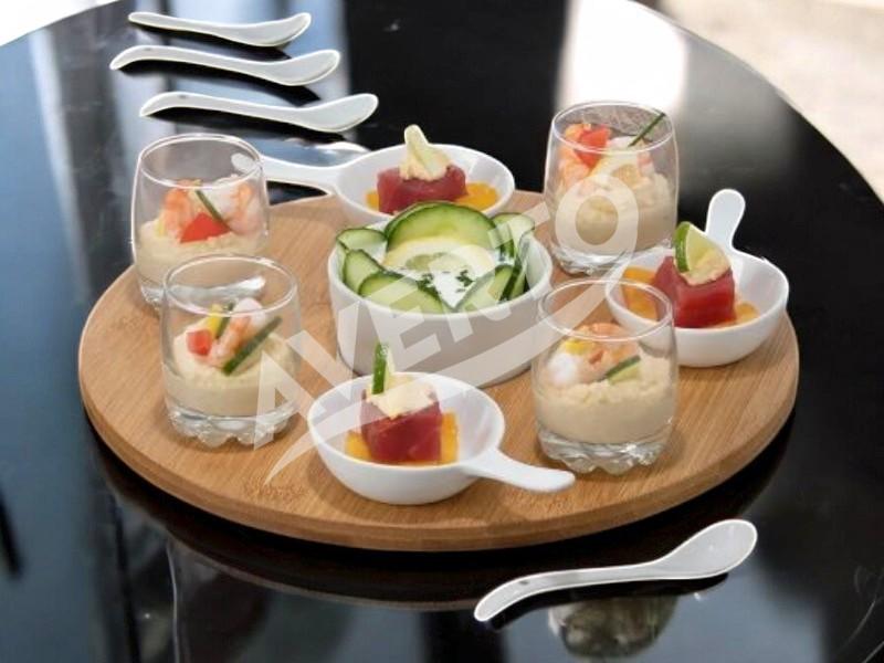 Roterande serveringsset, 14 delar