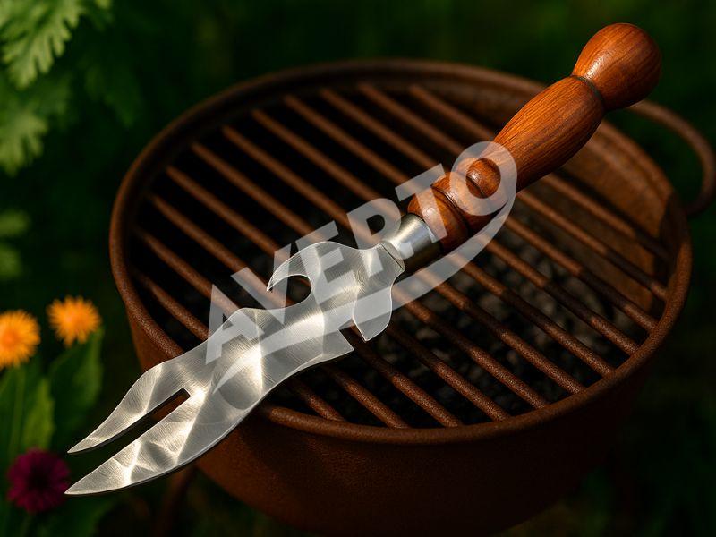 Gaffelkniv för att ta bort kött