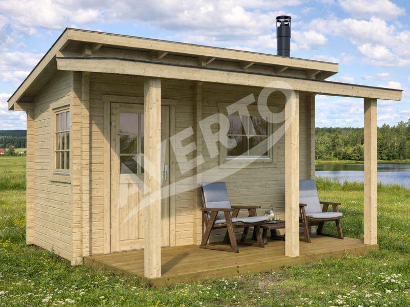 Träbastu PIHASAUNA 12