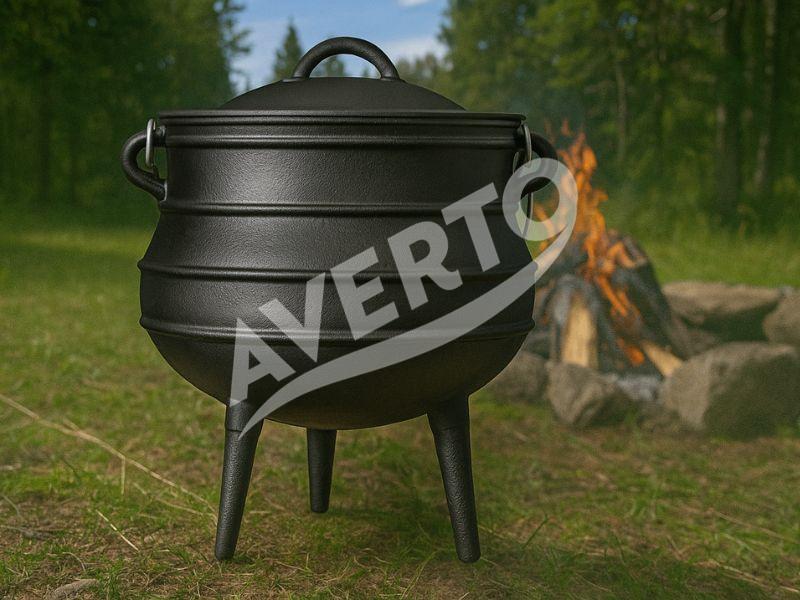 13,5 l sydafrikansk gjutjärnsgryta