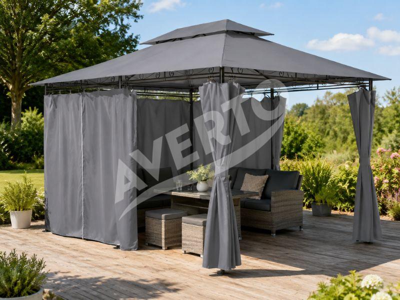 Paviljong ALTANA 3x4 m, grå