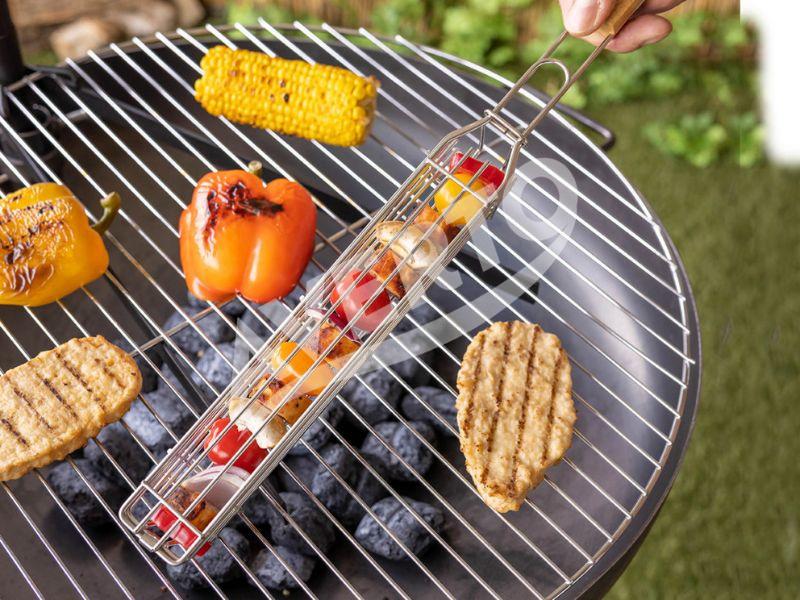 Grönsakshållare för BBQ