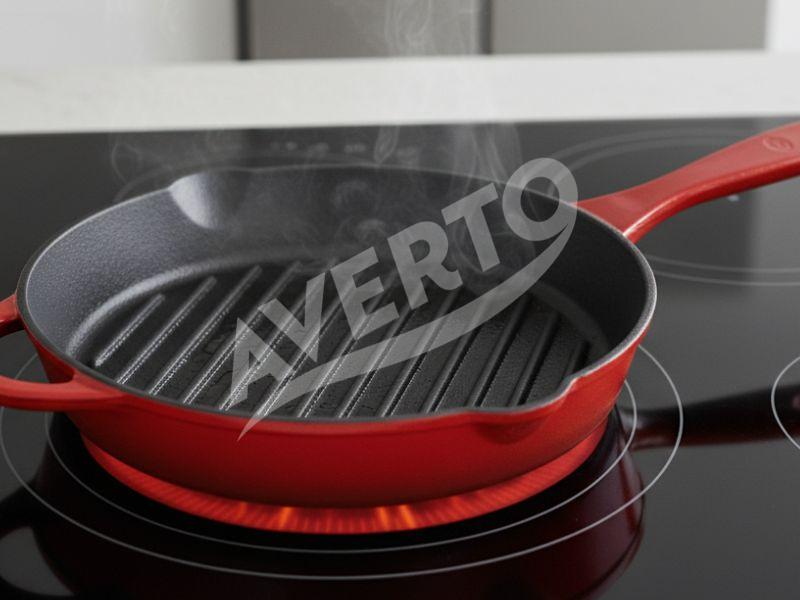 Emaljerad gjutjärn pann ⌀26 cm GRILL