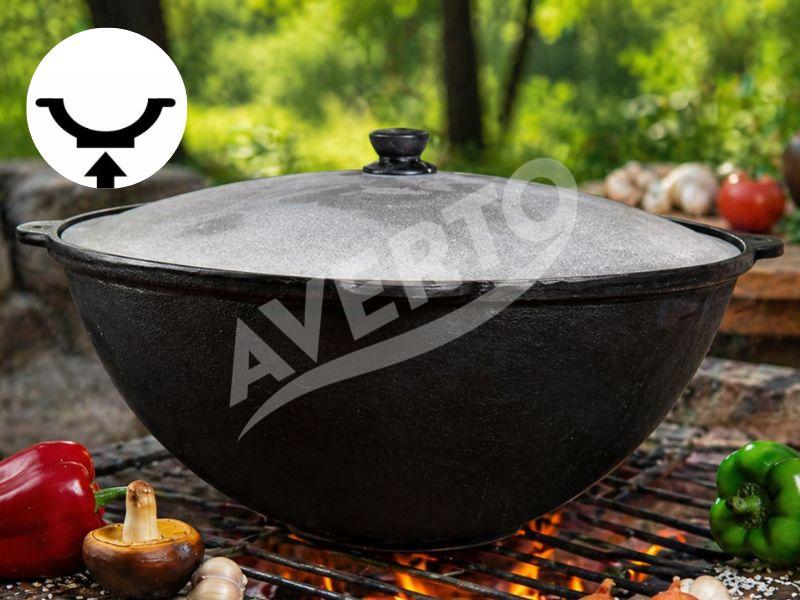 8 l gjutjärns kazan Uzbek _