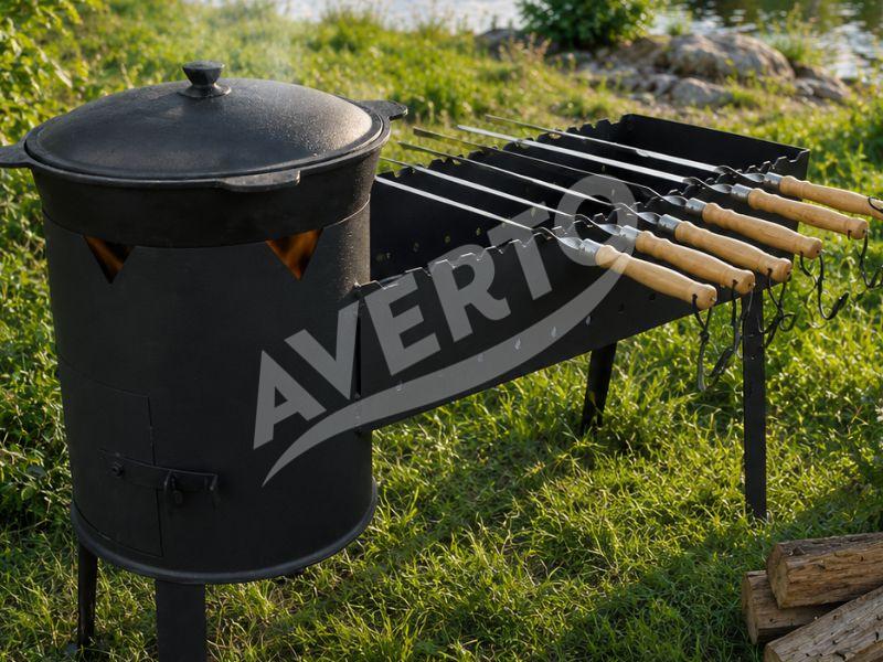 Grill mit Kesselherd Duetto