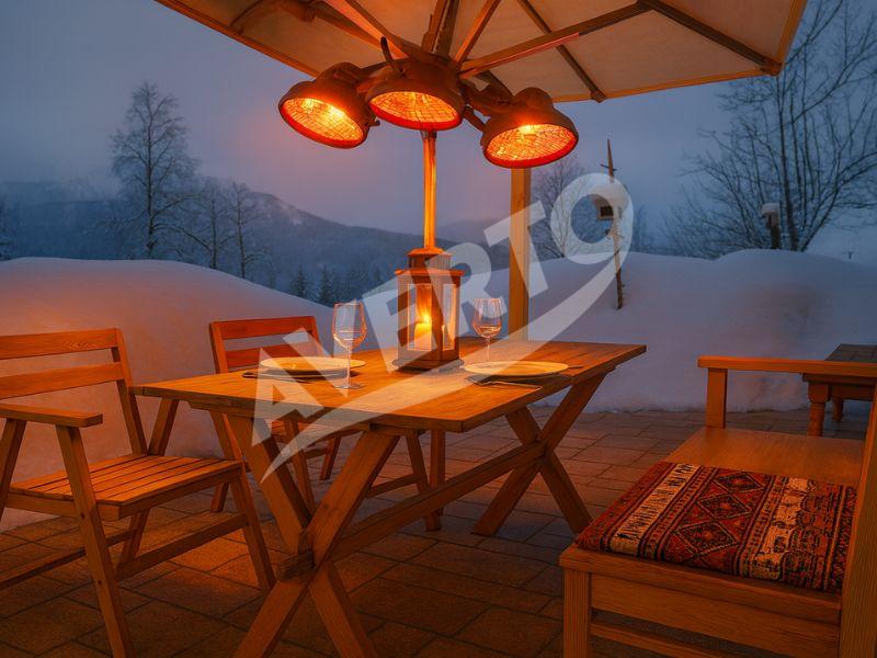 Sonnen-Schirm heizer 1500 Patioheater