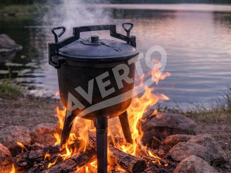 Jaktgryta i gjutjärn 2in1, 7l