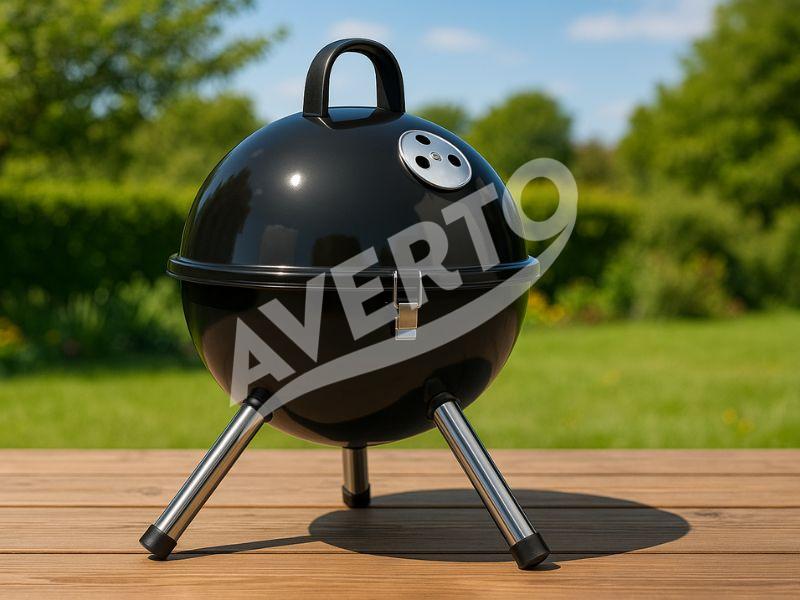 Grillboll 31 cm, svart