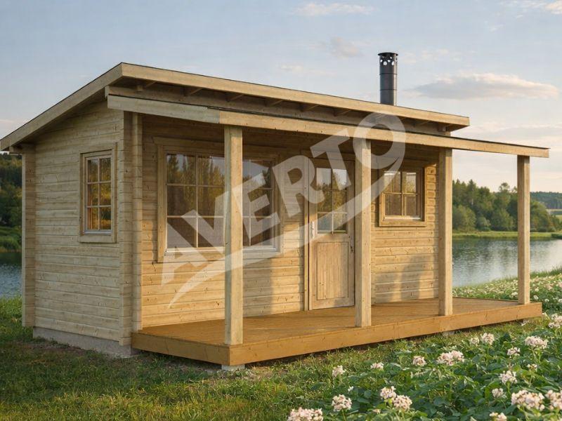 Träbastu PIHASAUNA 19
