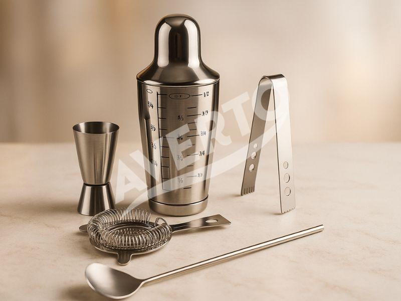 Set med cocktailshakers, 5 st