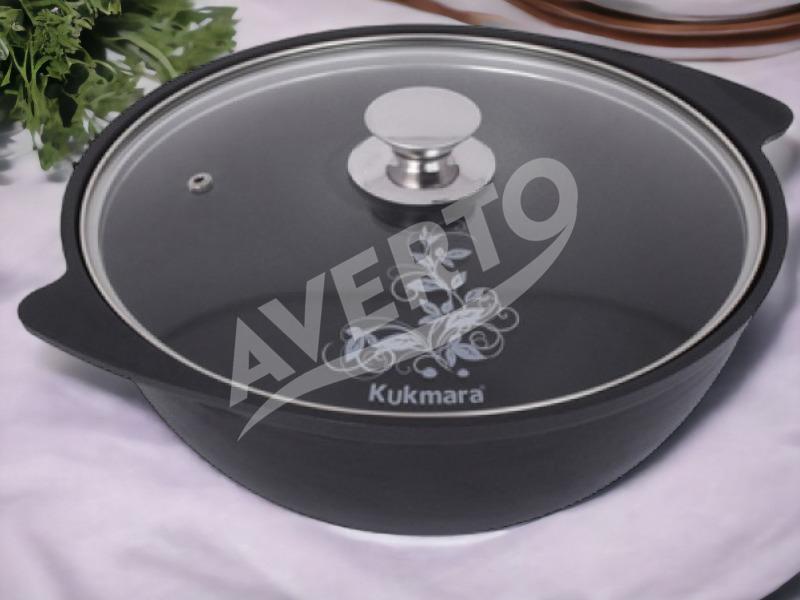 4,5 l kazan med lock Glas