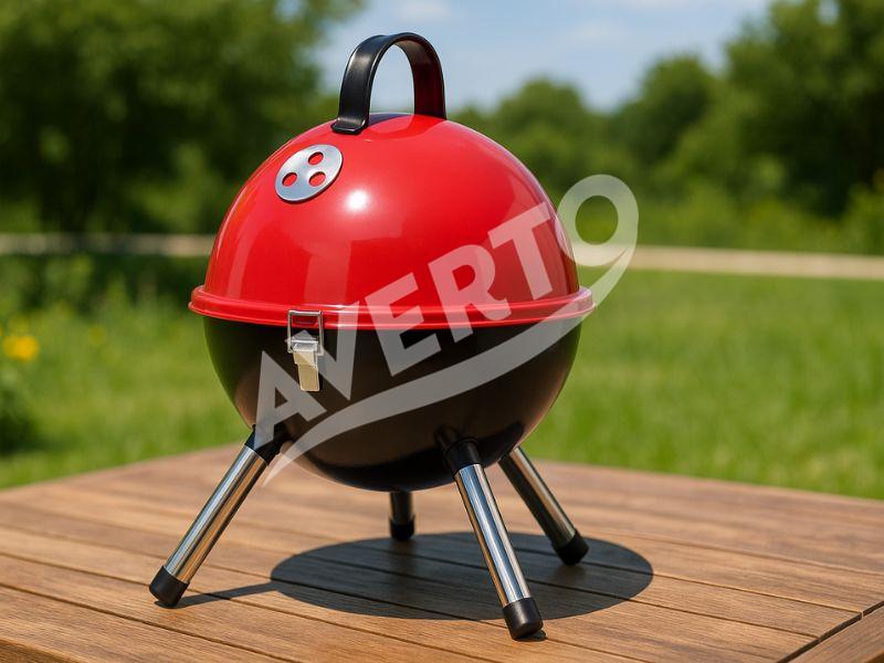 Grillboll 31 cm, röd