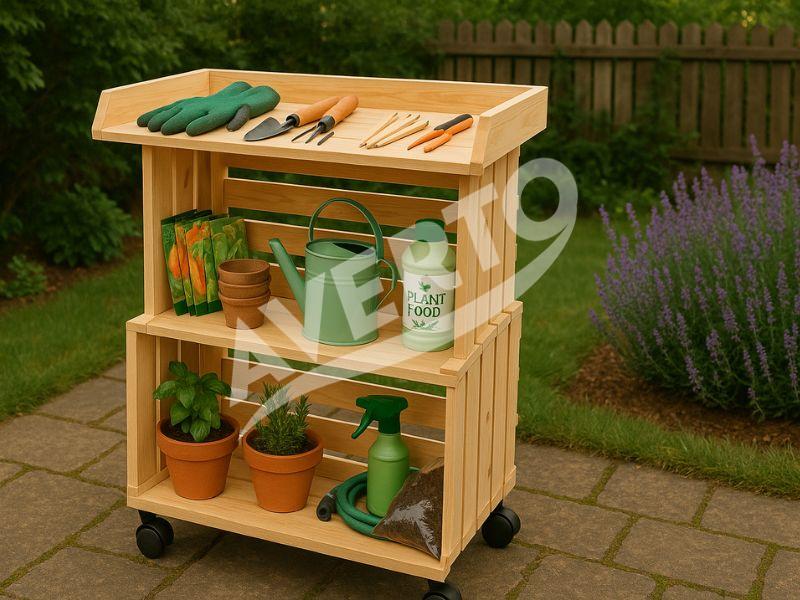 Trädgårdsbord GREENTABLE 61x80x40 cm