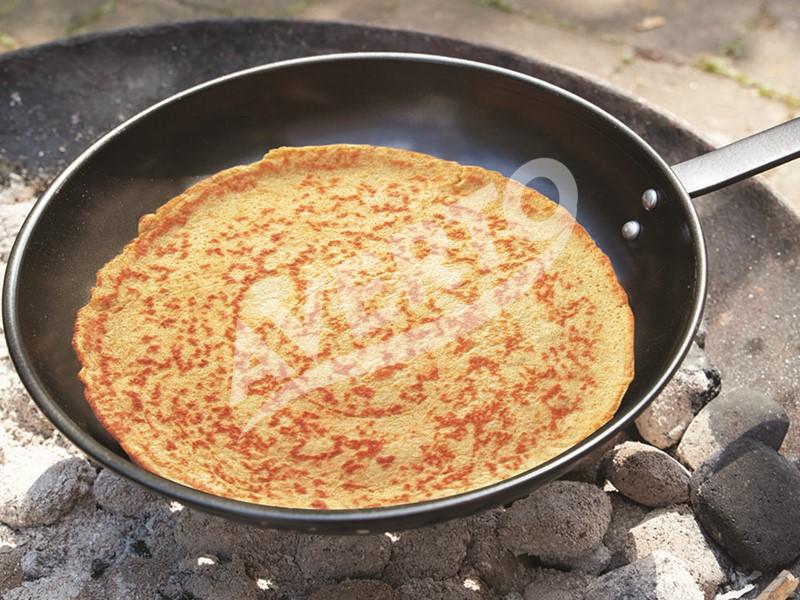 Panna i smidd stål Ø 27 cm