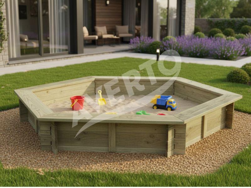 Sandkasten ohne Deckel HEX