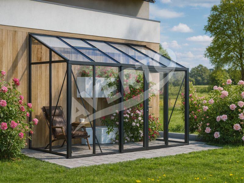 Växthus LeanTo'160x310
