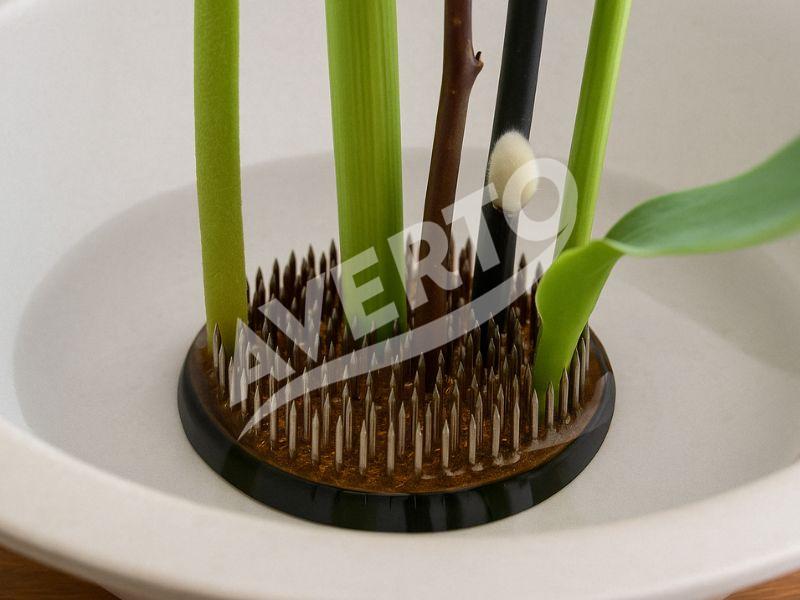 Kenzan, spetsig groda Ikebana L