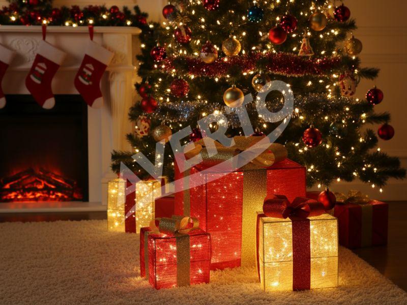 LED-dekor GIFTBOX x3
